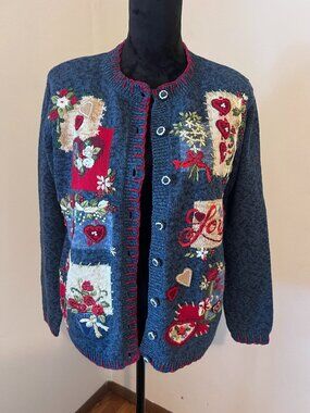 Vintage NWT Heirloom Collectibles Cardigan
